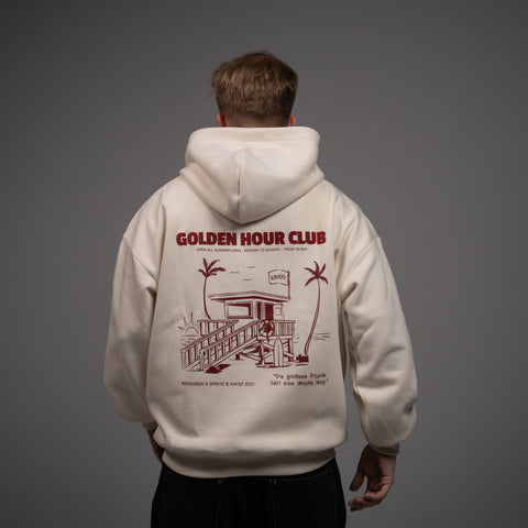 GOLDEN HOUR CLUB Hoodie (creme)