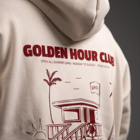 GOLDEN HOUR CLUB Hoodie (creme)