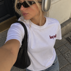 Lyric Lover Shirt (White)