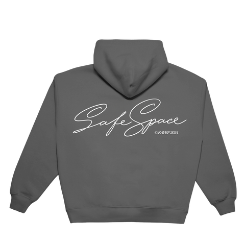 SAFE SPACE ZIP-HOODIE (Grey)