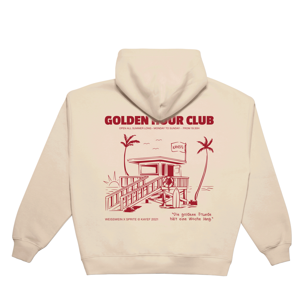 GOLDEN HOUR CLUB Hoodie (creme)