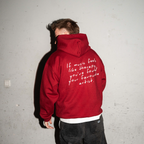 MUSIC THERAPY HOODIE (Bordeaux)