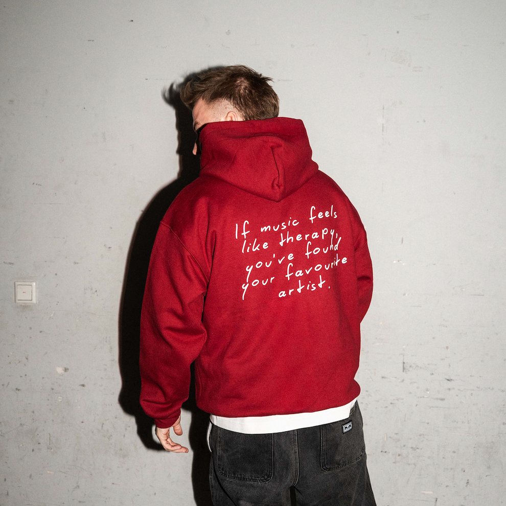 MUSIC THERAPY HOODIE (Bordeaux)