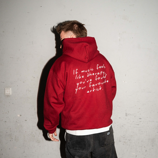MUSIC THERAPY HOODY (Bordeaux)