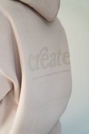 CREATE HOODIE (beige)