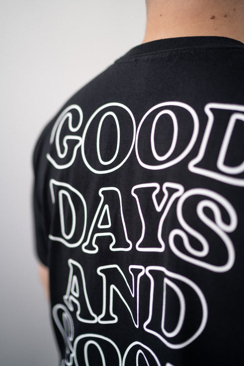 GOOD DAYS & GOODBYES SHIRT (black)