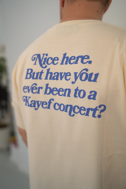 KAYEF CONCERT SHIRT (creme)