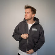 SAFE SPACE ZIP-HOODIE (Grey)