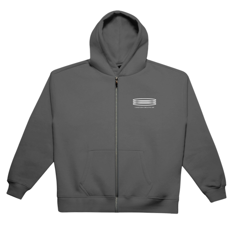 SAFE SPACE ZIP-HOODIE (Grey)