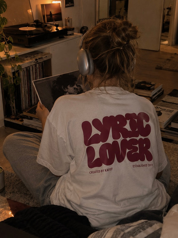 Lyric Lover Shirt (White)