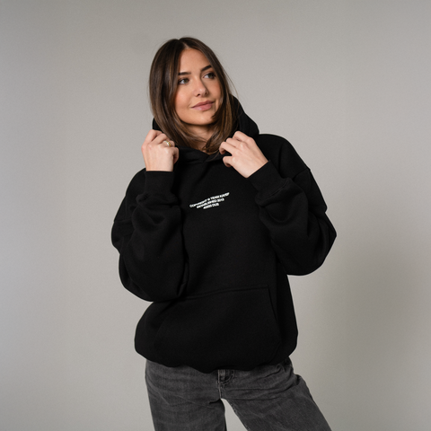 KF HEART HOODIE (black)