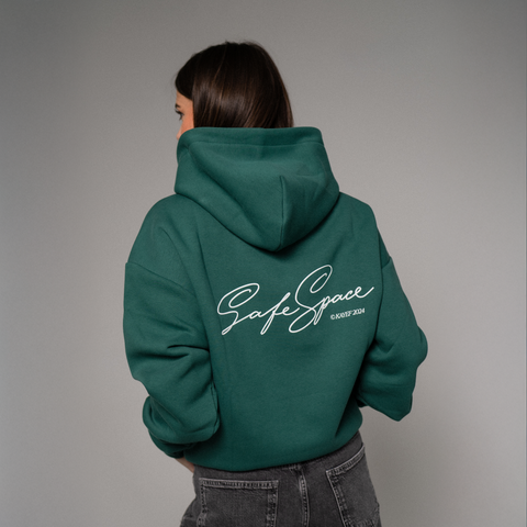 SAFE SPACE HOODIE (darkgreen)