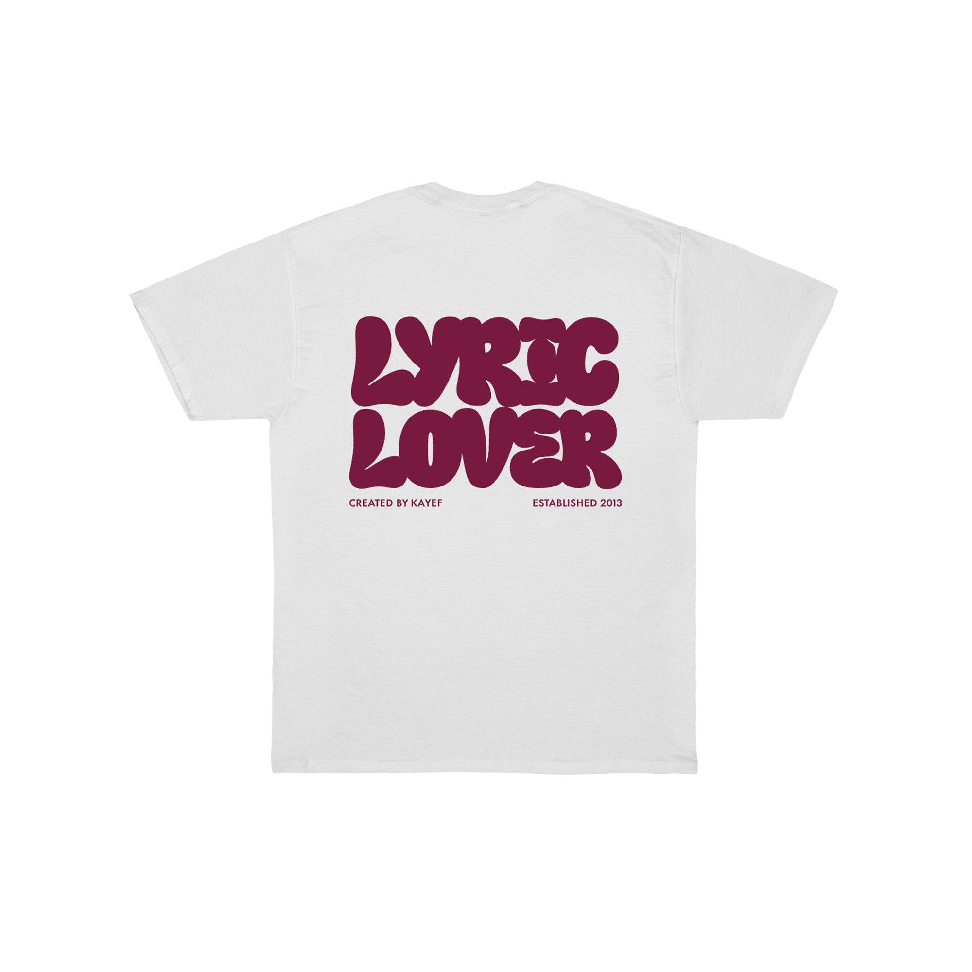 Lyric Lover Shirt (White)