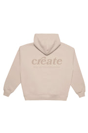 CREATE HOODIE (beige)