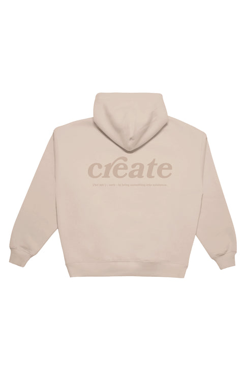 CREATE HOODIE (beige)