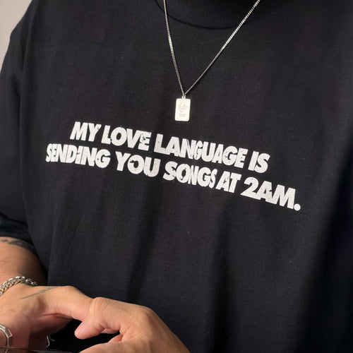 Love Language Shirt (Black)