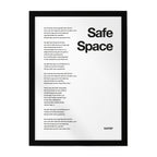 SAFE SPACE Lyrics Poster