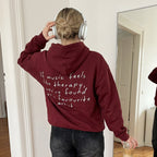 MUSIC THERAPY HOODIE (Bordeaux)