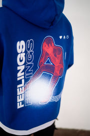 FEELINGS HOLOGRAPHIC HOODY (blue)