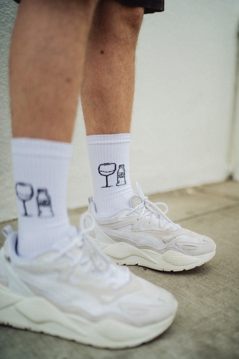 WEISSWEIN x SPRITE SOCKEN (white)